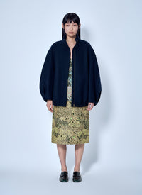 Dries Van Noten Women High Collar Wool Jacket