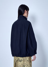 Dries Van Noten Women High Collar Wool Jacket