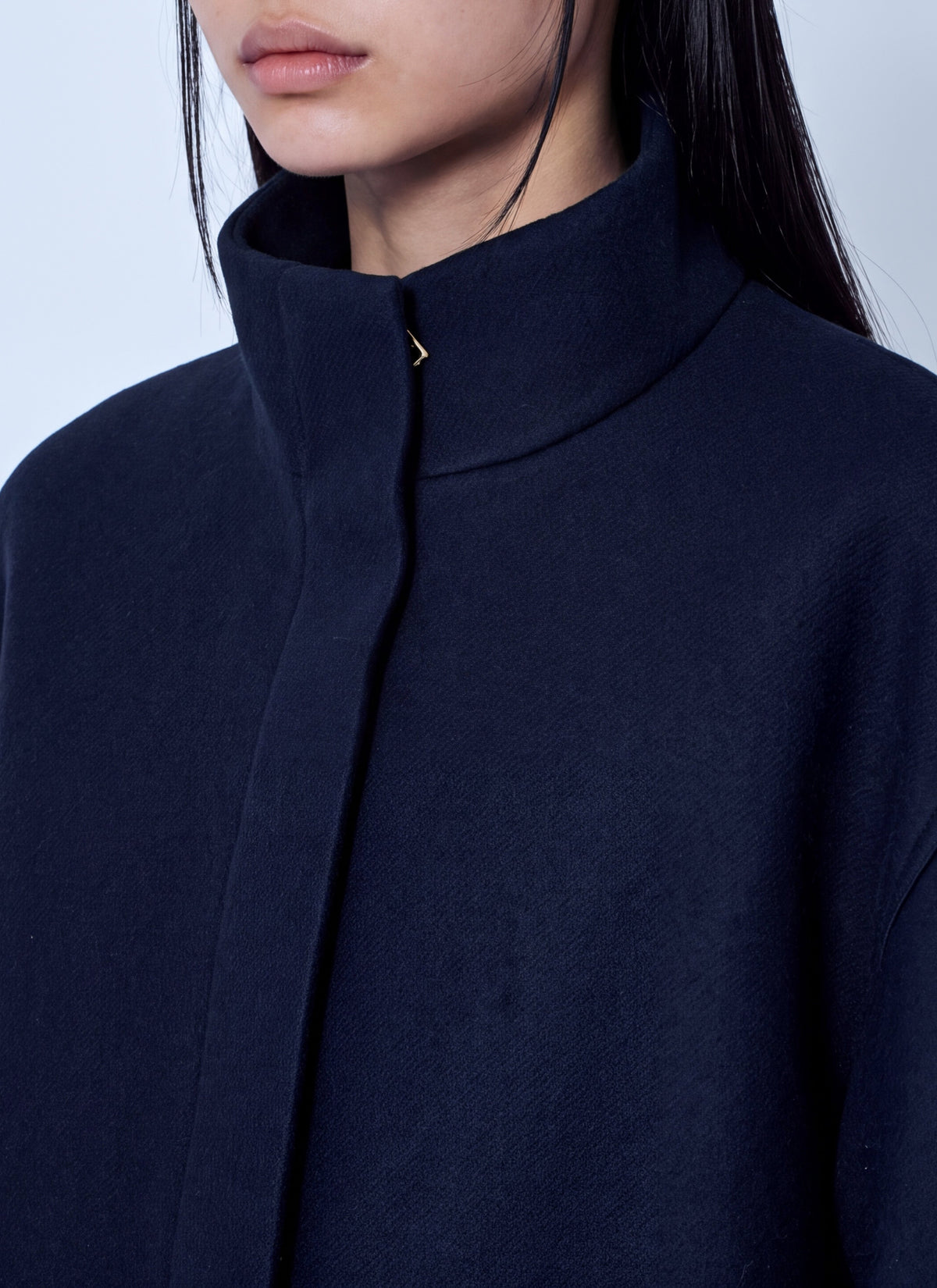 Dries Van Noten Women High Collar Wool Jacket
