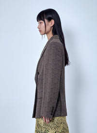 Dries Van Noten Women Double-Breasted Patterned Blazer