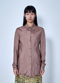 Dries Van Noten Women Calima Fitted Viscose Shirt