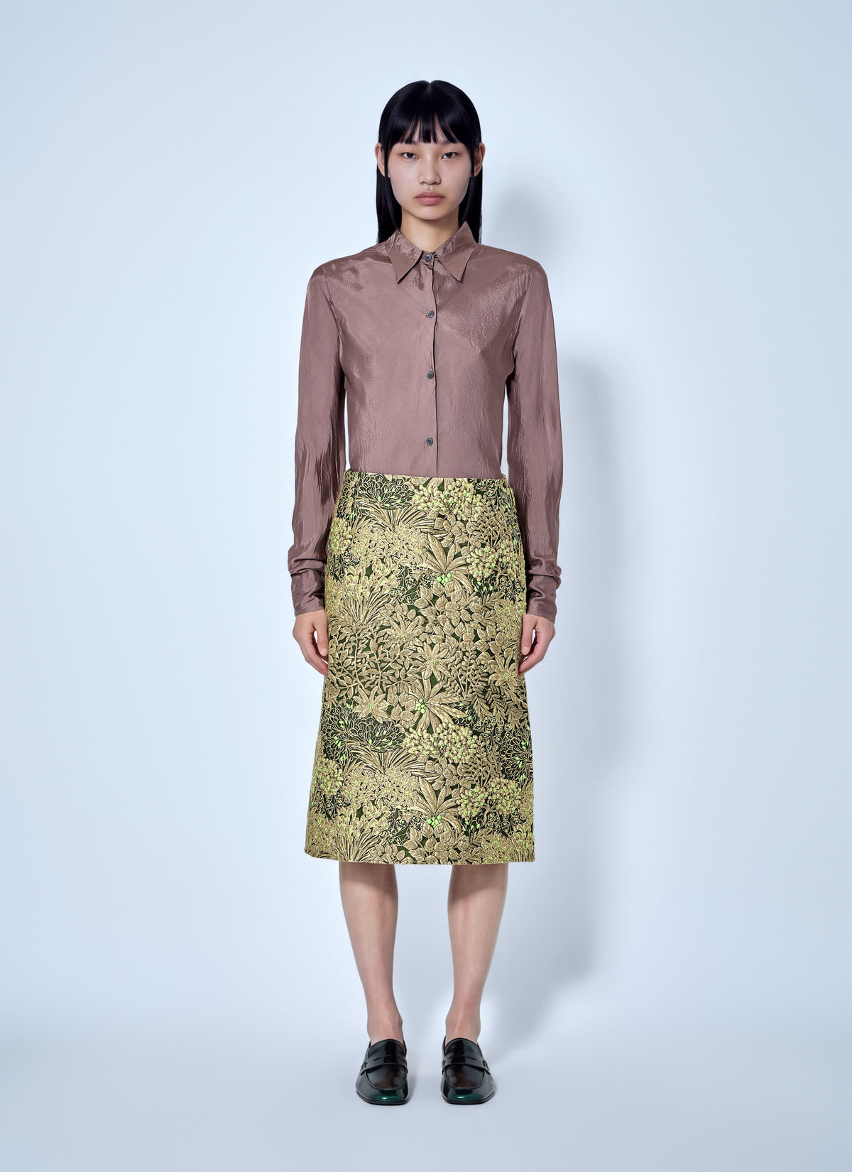 Dries Van Noten Women Calima Fitted Viscose Shirt