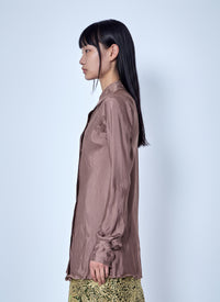 Dries Van Noten Women Calima Fitted Viscose Shirt
