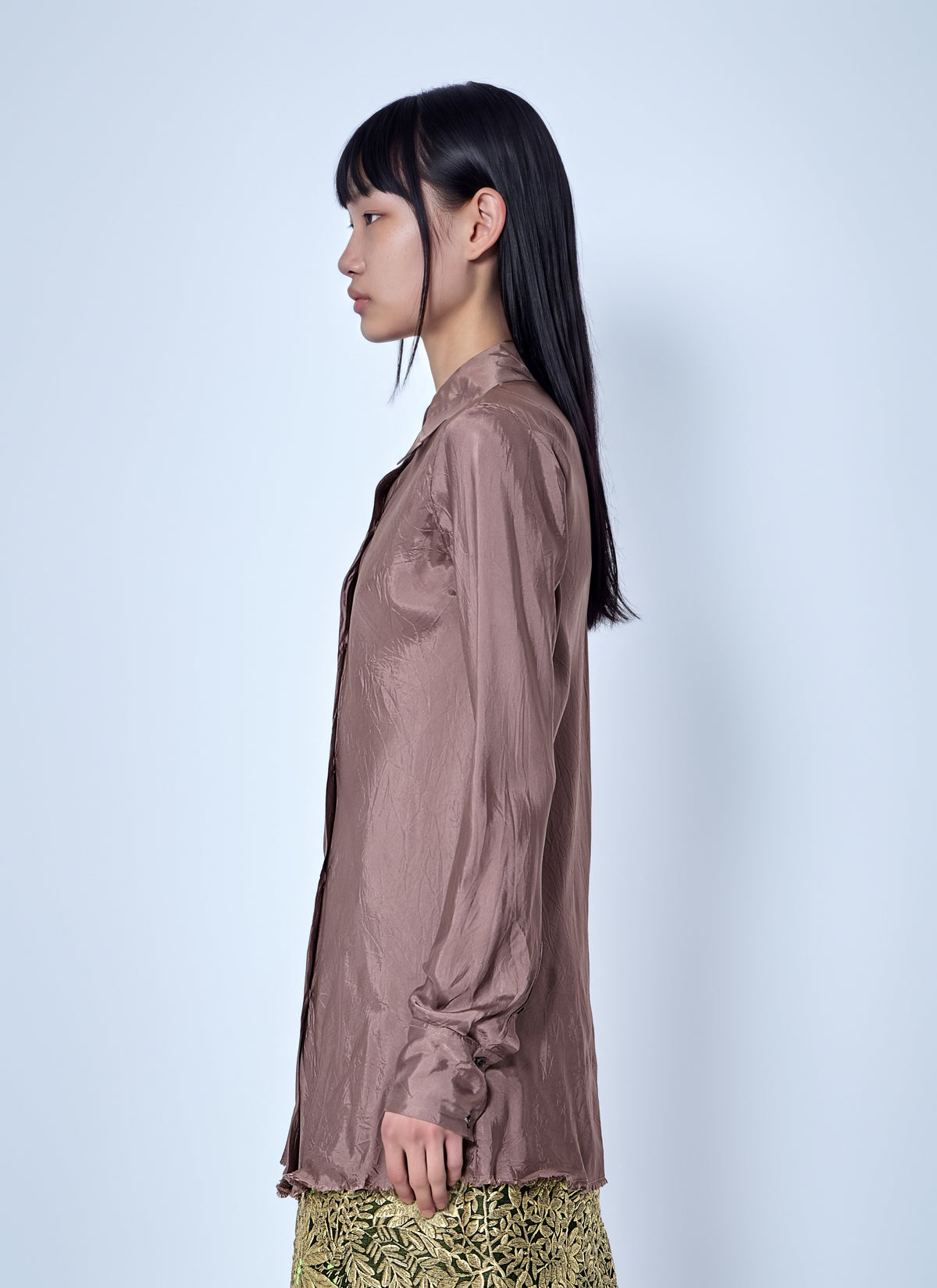 Dries Van Noten Women Calima Fitted Viscose Shirt