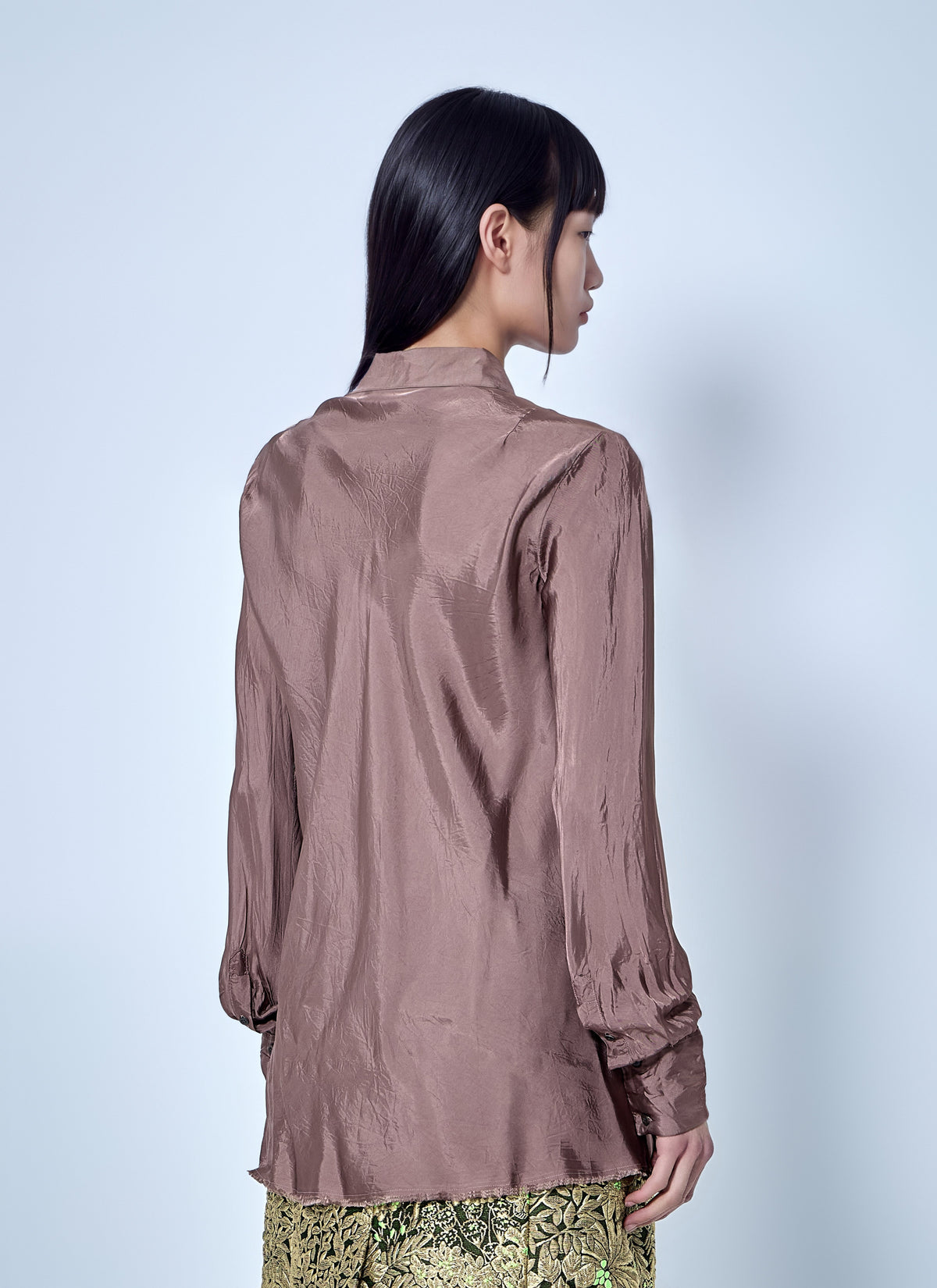Dries Van Noten Women Calima Fitted Viscose Shirt