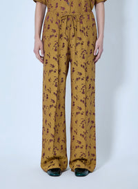 Dries Van Noten Women Floral Wide-Leg Trousers
