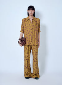 Dries Van Noten Women Floral Wide-Leg Trousers