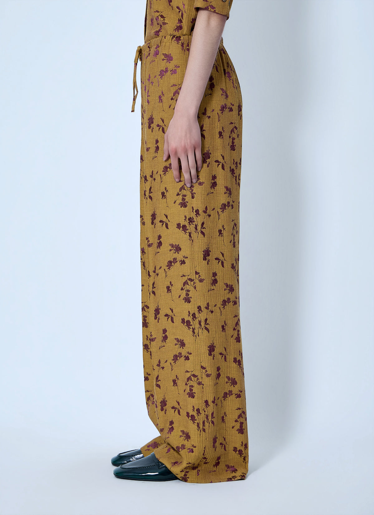 Dries Van Noten Women Floral Wide-Leg Trousers