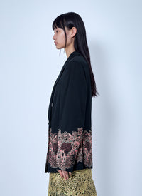 Dries Van Noten Women Embroidered Double-Breasted Blazer