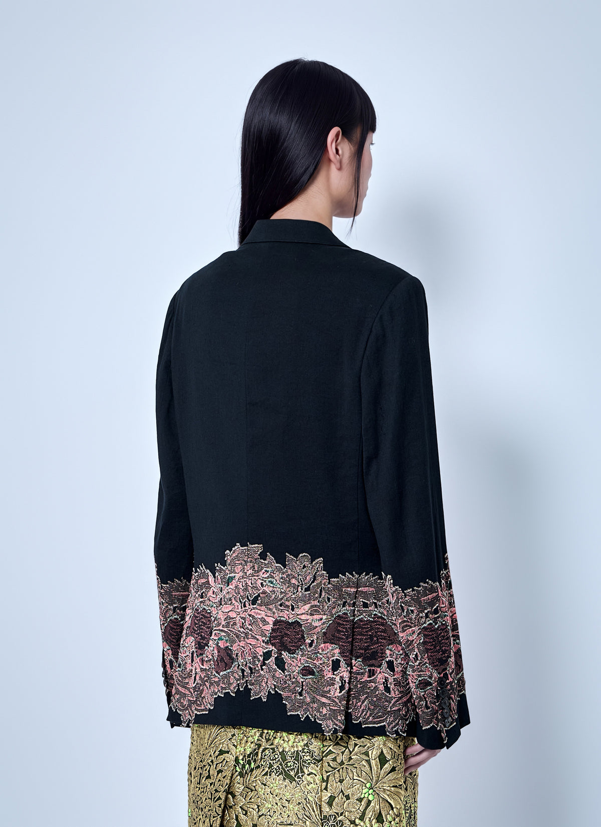 Dries Van Noten Women Embroidered Double-Breasted Blazer