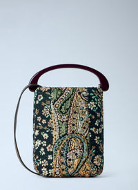 Dries Van Noten Women Micro Floral Jacquard Top-Handle Bag