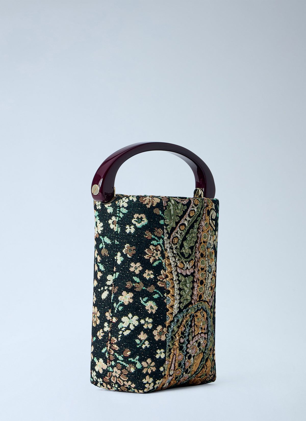 Dries Van Noten Women Micro Floral Jacquard Top-Handle Bag