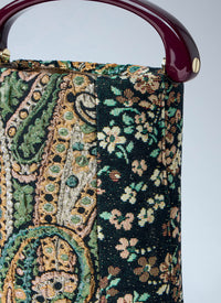 Dries Van Noten Women Micro Floral Jacquard Top-Handle Bag
