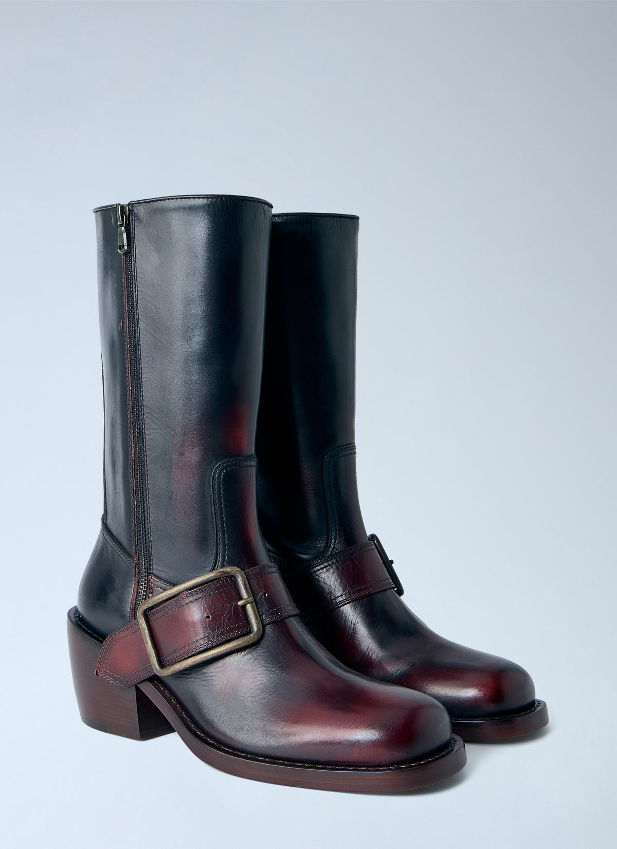 Dries Van Noten Dries Van Noten Women Leather Buckle Boots