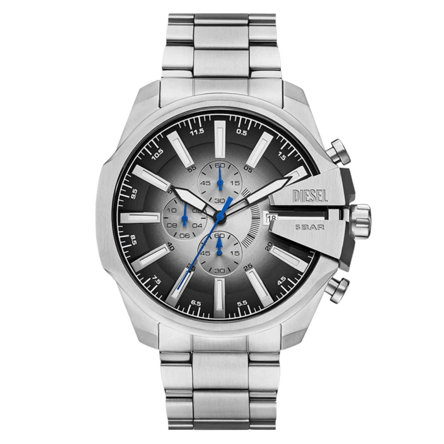 Diesel Men's Mega Black Dial Watch - DZ4686