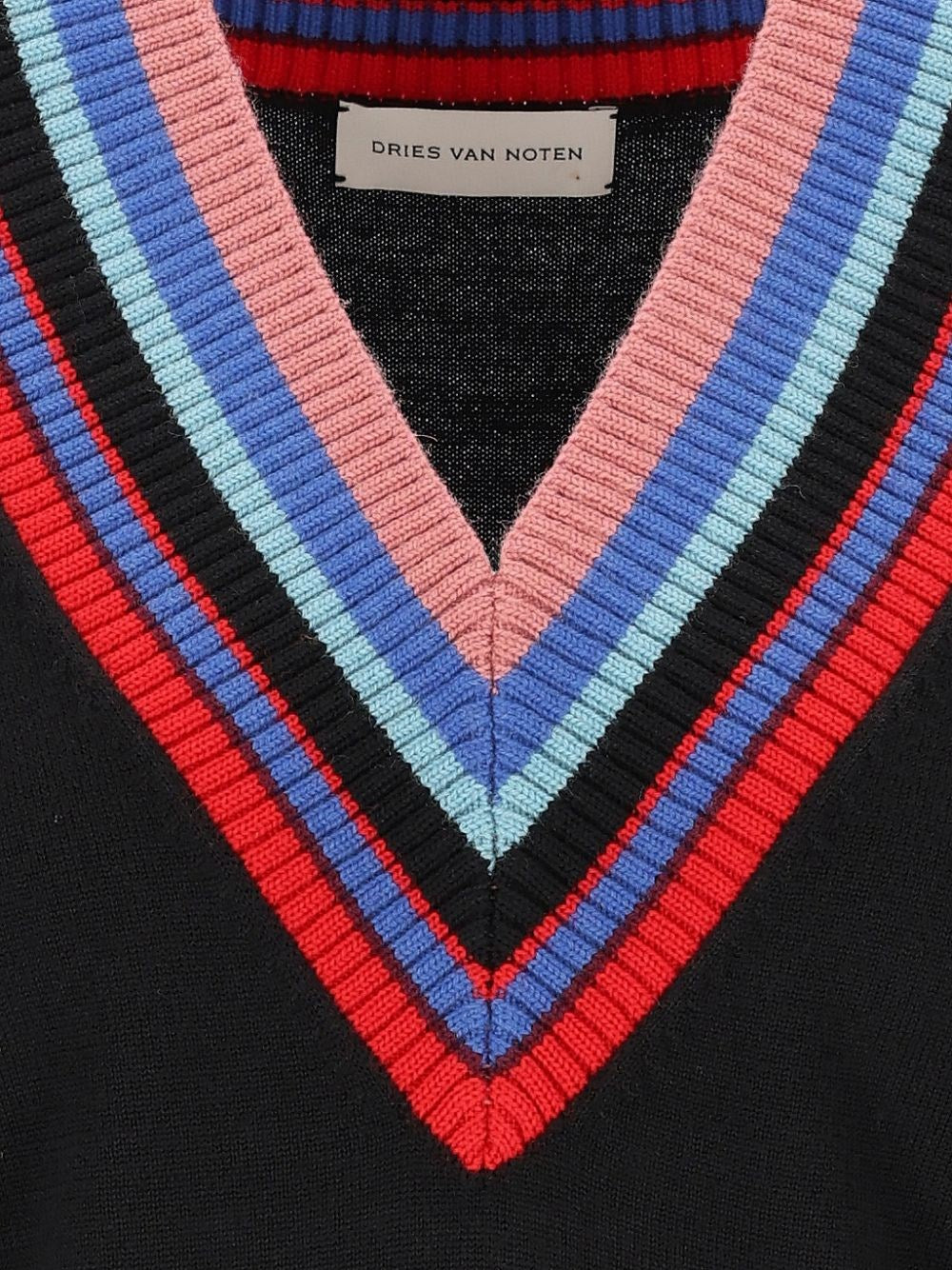 Dries Van Noten Women V-Neck Wool Top