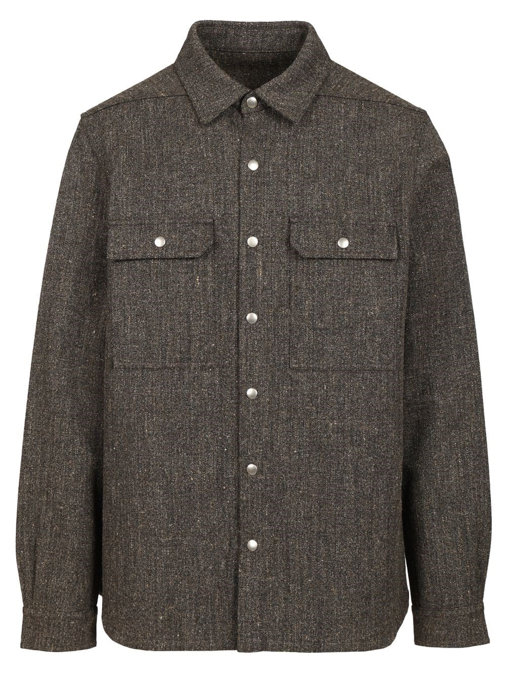 Rick Owens Men Carbone Outershirt
