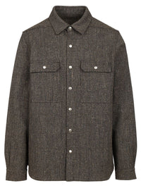 Rick Owens Men Carbone Outershirt