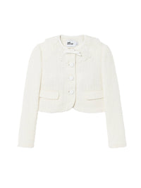 Self-portrait Self-Portrait Women Boucle Lace Collar Jacket
