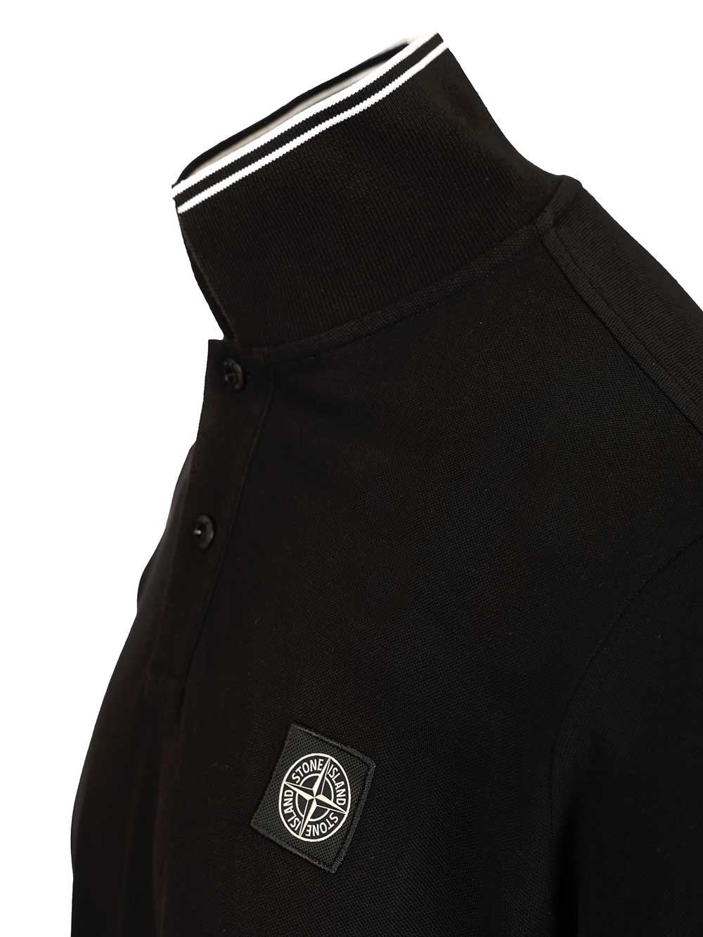 Stone Island Stone Island Men Long-Sleeved Polo Shirt