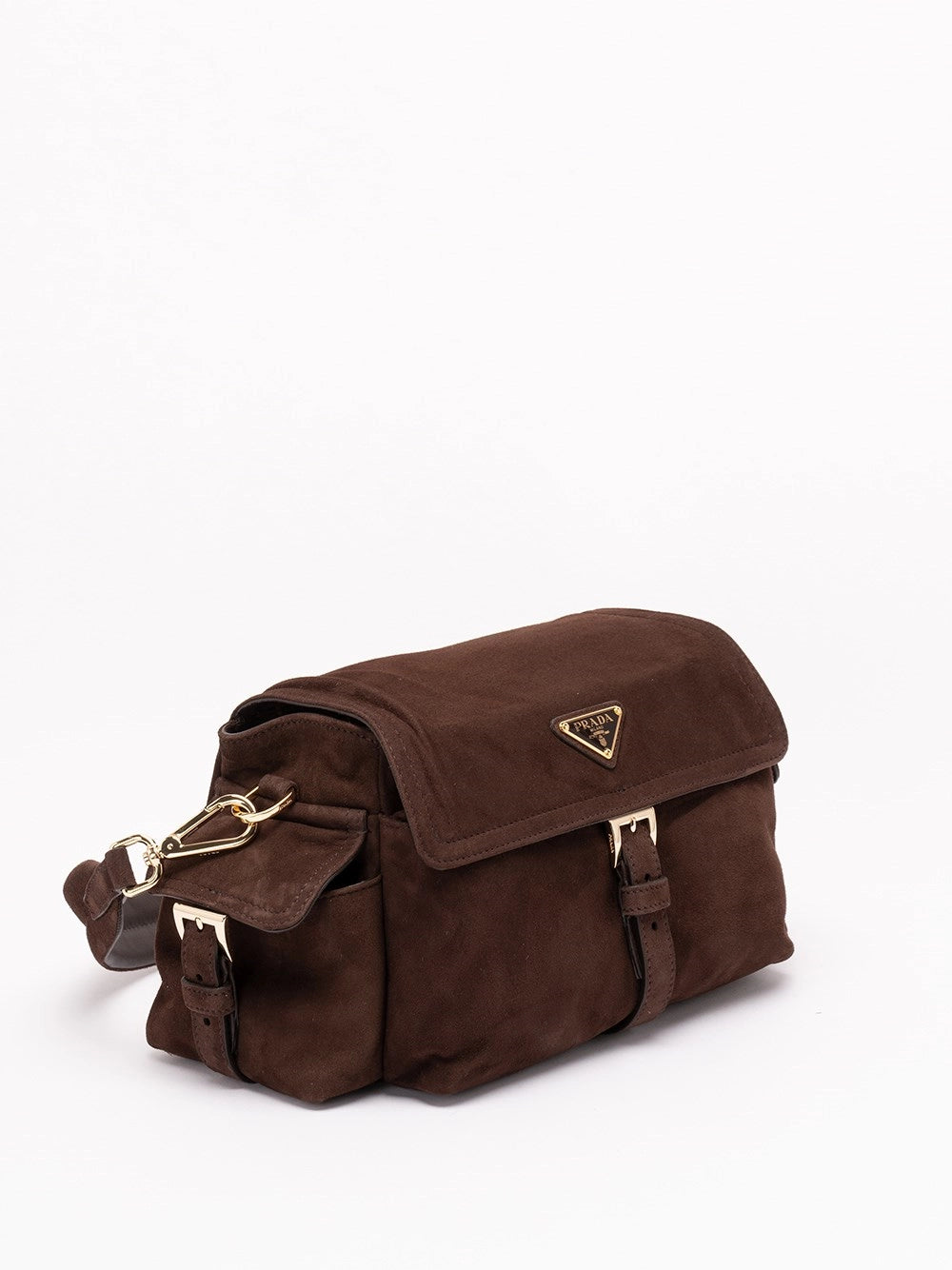 Prada Prada Women Prada Explore Medium Suede Bag