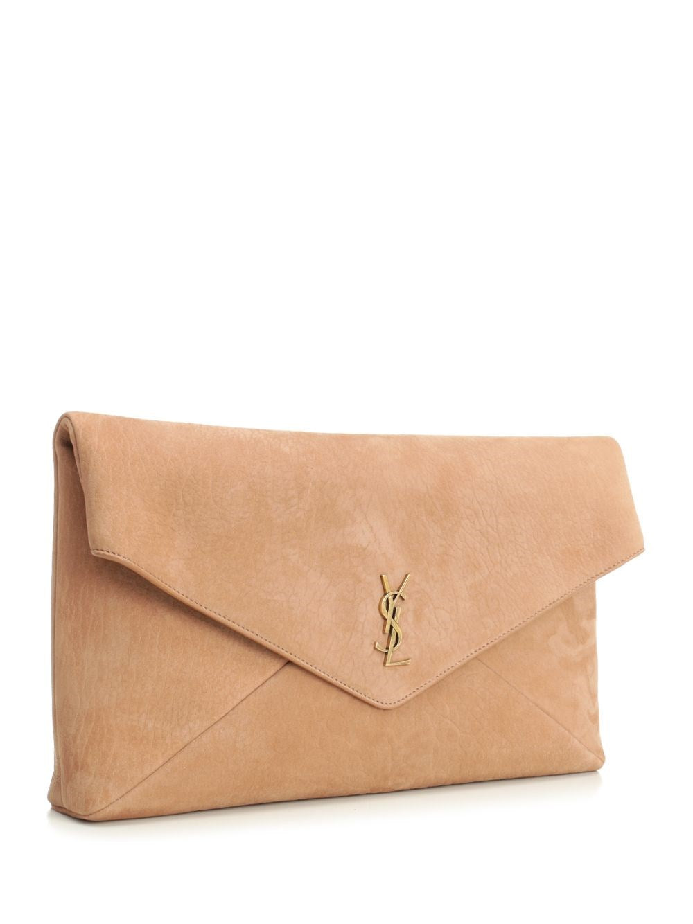 Saint Laurent Saint Laurent Women Cassandre Envelope Clutch In Nubuck Leather