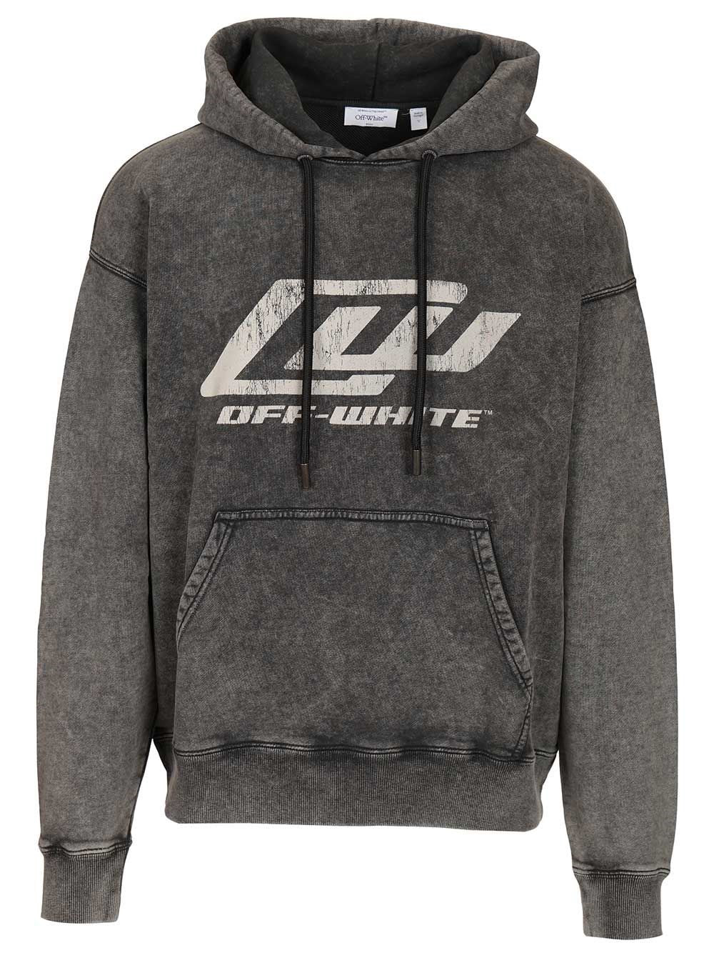 Off-White Men Racing Skate Hoodie