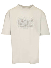 Maison Margiela Men Embroidered Cotton T-Shirt