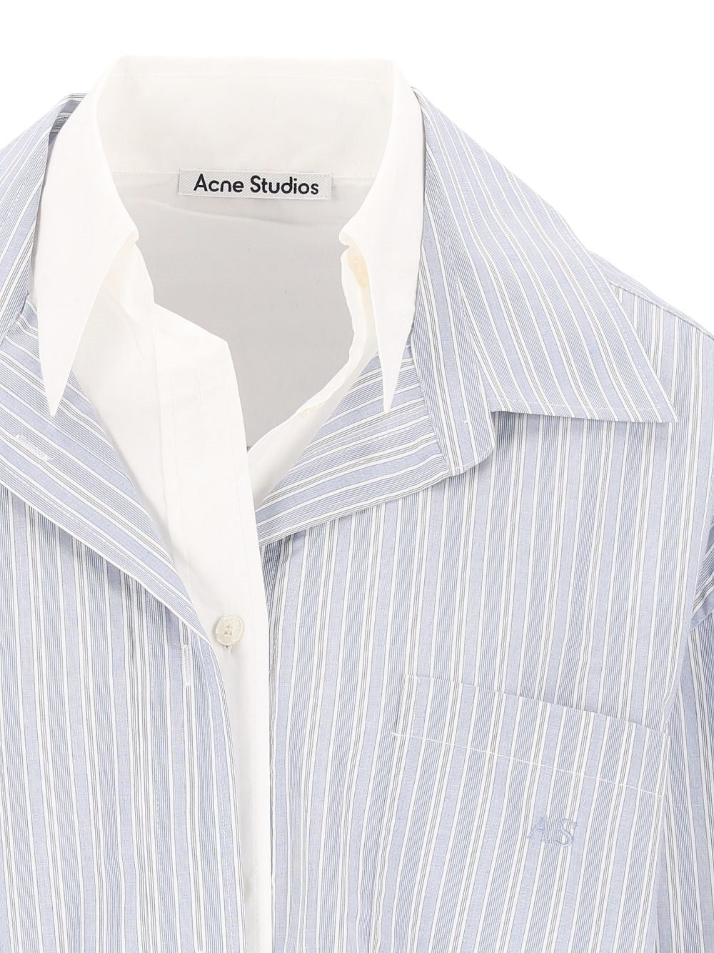 Acne Studios Women Layered Striped Shirt