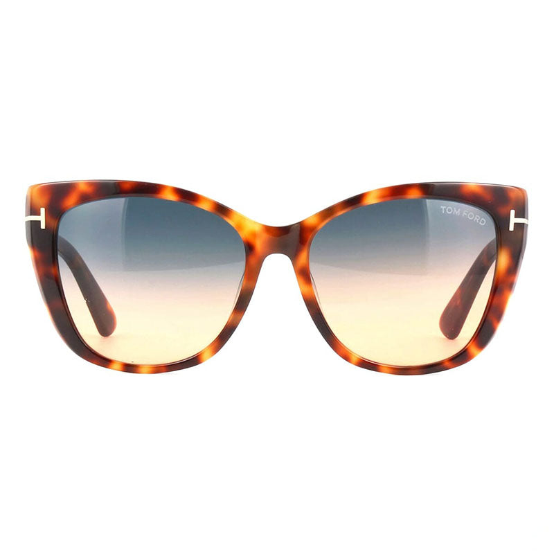 Tom Ford Butterfly Full Rim, with a Shiny Black frame and Smoke Gradient Polarized lens.