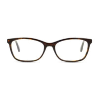Gucci Eyeglasses Cat Eye Full Rim, Havana Frame and Clear Demo Lenses Lens GG0613O002