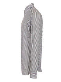 Tom Ford Men Silk Cotton Ladder Stripe Classic Fit Shirt