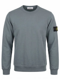 Stone Island Men Organic Cotton Fleece Sweatshirt