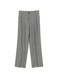 Dolce & Gabbana Women Glen Plaid Flannel Trousers