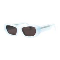 Palm Angels Sunglasses Cat Eye Full Rim, White Frame and Red Lens PERI107DANA0125