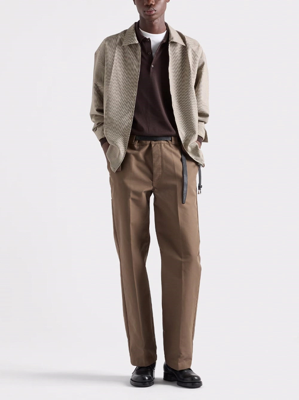 Prada Men Cord Wool Shirt