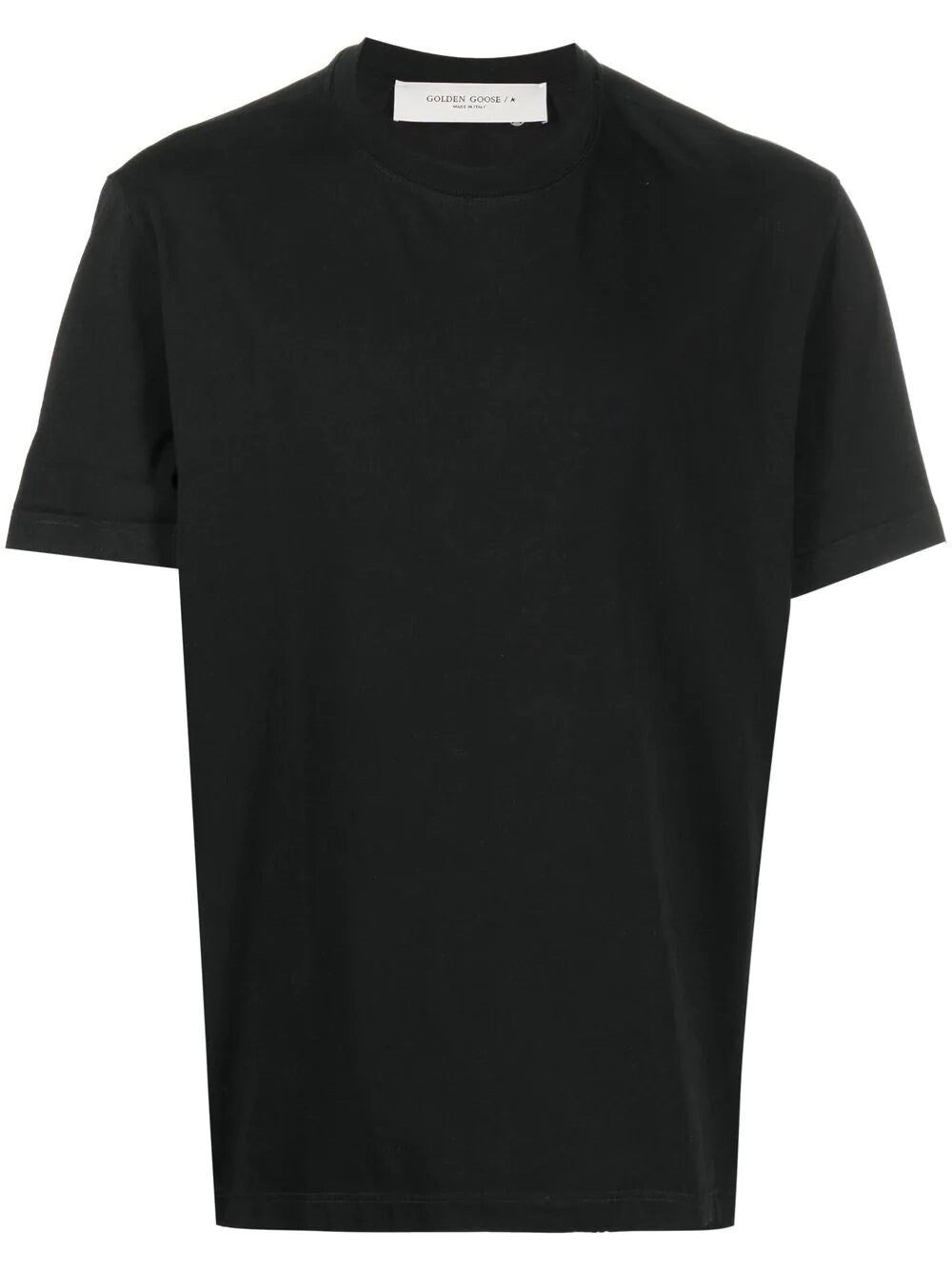 Golden Goose Men T-Shirt Distressed Cotton