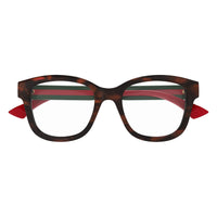 Gucci Eyeglasses Square Full Rim, Black Frame and Clear Demo Lens Lens GG1863O001