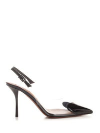 Alaïa Women Le Cœur Patent Leather Slingback