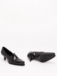 Prada Women Brushed Leather Loafers
