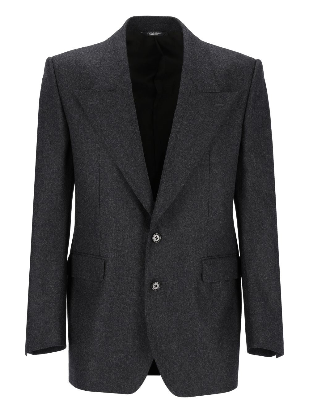 Dolce & Gabbana Men Sinatra Single-Breasted Wool Flannel Jacket