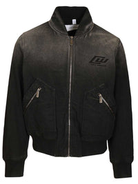 Off-White Men Owr Grad Cot Reg Bomber Black