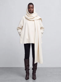 Alaïa Alaïa Women Virgin Wool Coat With Scarf
