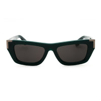 Palm Angels Sunglasses Cat Eye Full Rim, Black Frame and Dark Grey Lens PERI10KMALIBU1007