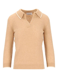 Marant Etoile Women "Nathalie-Gb" Blend Polo Sweater