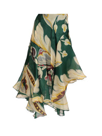Etro Women Asymmetrical Midi Skirt