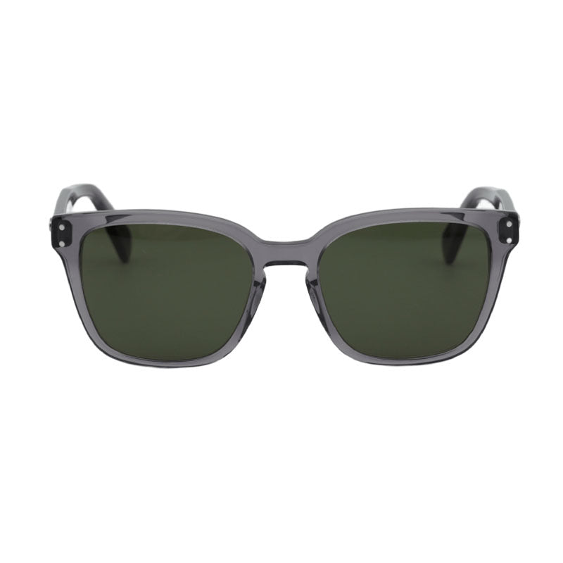 Salvatore Ferragamo Salvatore Ferragamo Sunglasses Square Full Rim, Transparent Grey Frame and Grey Lens SF1040SCP020