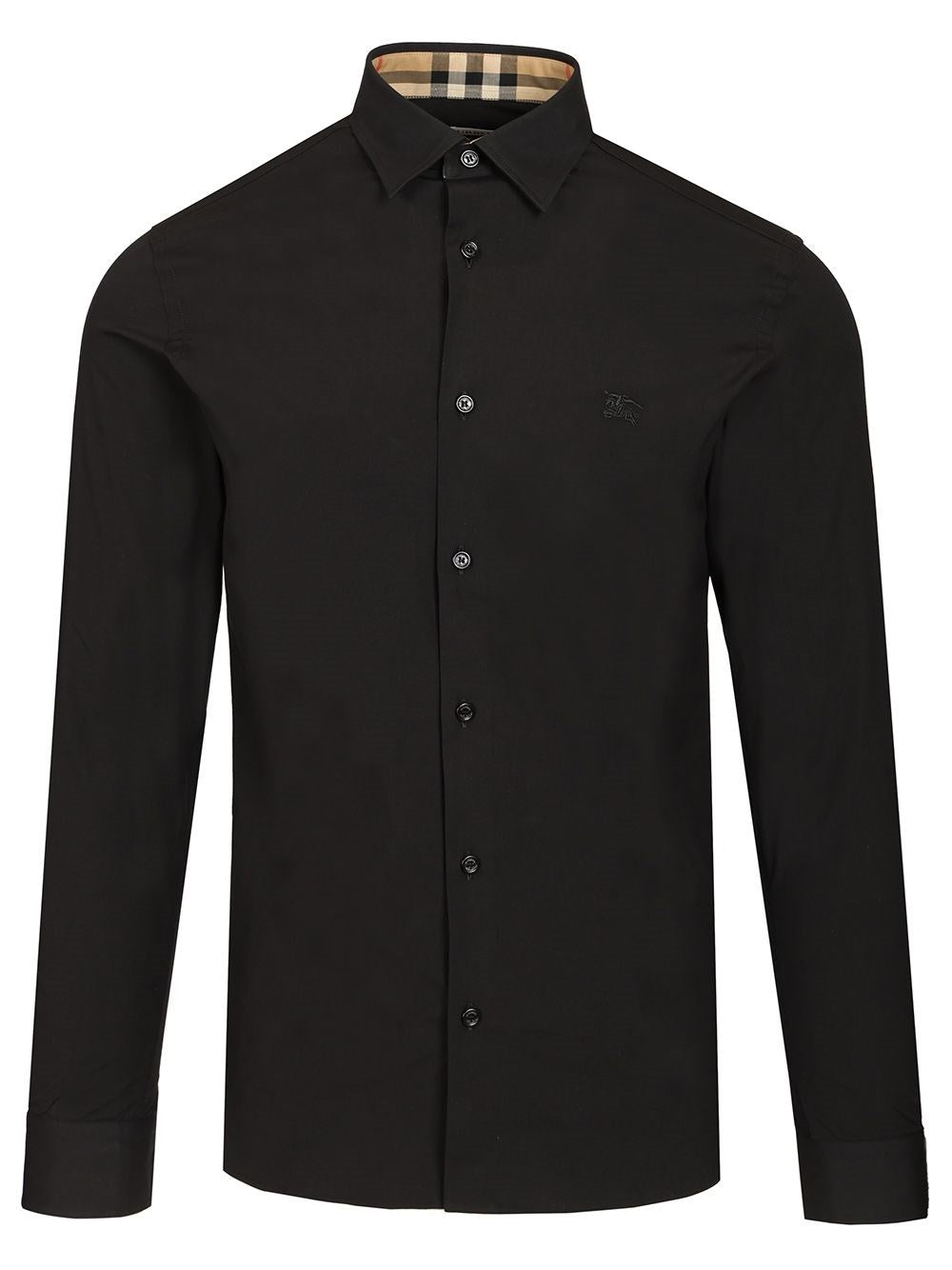 Burberry Burberry Men Slim Fit Shirt In Stretch Cotton