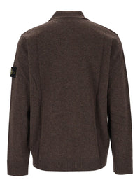 Stone Island Men Rws Geelong Lightweight Wool Polo Sweater