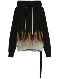 Rick Owens Drkshdw Men Cotton Hoodie Sun Flame